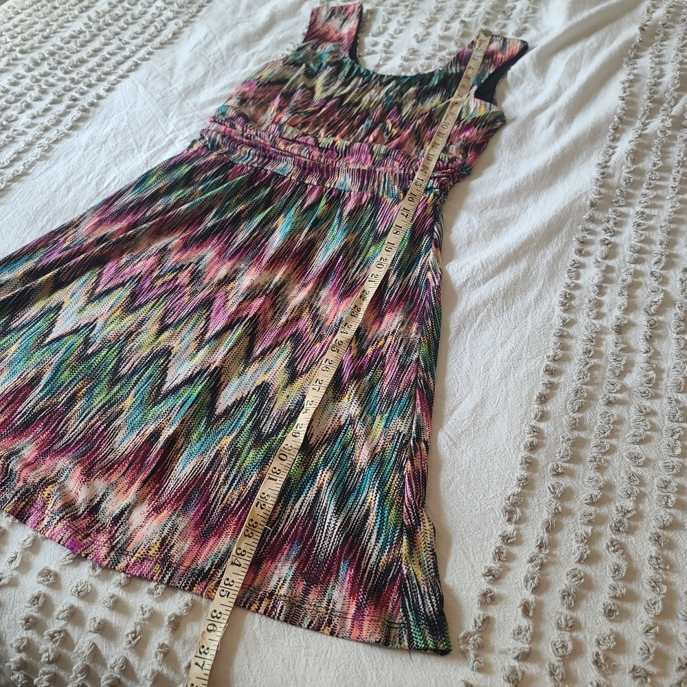 Enfocus Studio Multicolored Zig-Zag Patterned Dre… - image 3